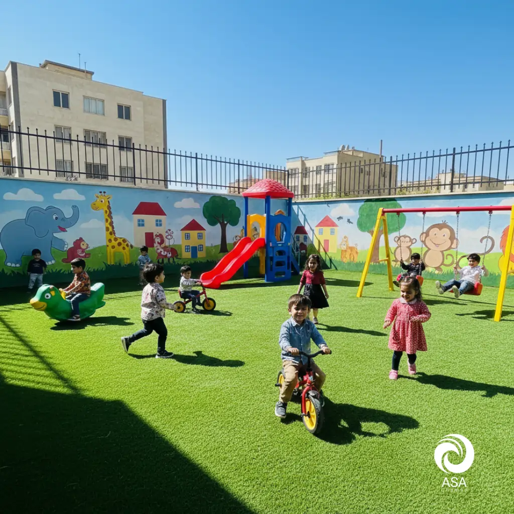 چمن مصنوعی مهدکودک و پیش دبستانی