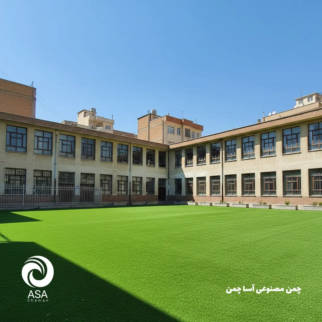 چمن مصنوعی فضای آموزشی